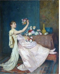 Auguste Toulmouche, L'envoi des fleurs