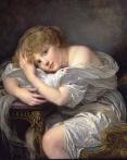  Jeune fille à la colombe, par Jean-Baptiste Greuze