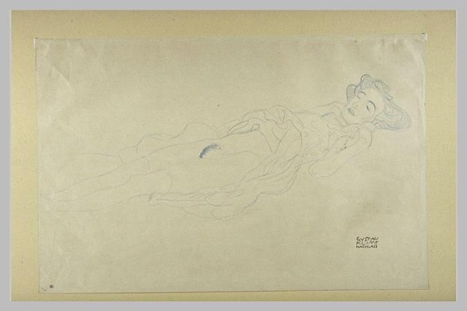 Gustav Klimt, Femme nue étendue