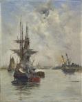 En vue de Rouen, par Charles Lapostolet