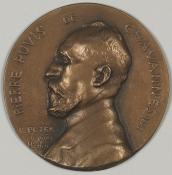 Portrait de Pierre Puvis de Chavannes d’après Rodin, par Victor Peter