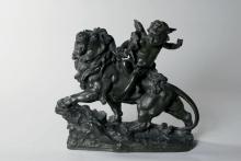 Jean-Antoine Injalbert, L’Amour dompte La Force, © Nantes Métropole - Musée des Beaux-Arts - Photographie : C. CLOS