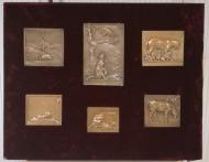 Un cadre de six plaquettes, par Victor Peter