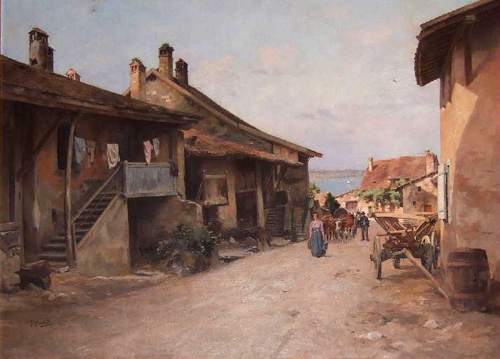 GARIBALDI Joseph, Une rue à Yvoire, Haute Savoie