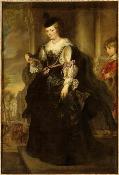  Hélène Fourment with a carriage by Petrus Paulus Rubens