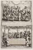 Anonyme français, Almanach de 1715. L’Europe réunie par la paix générale, département des Arts graphiques du musée du Louvre, collection Edmond de Rothschild